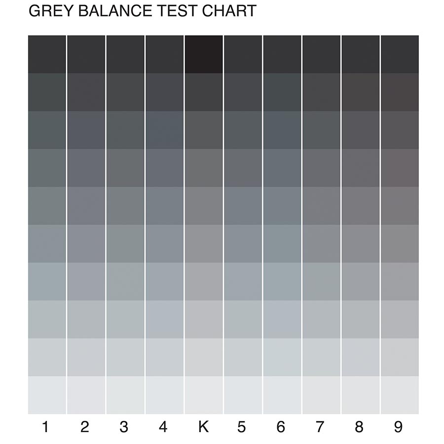 Shades Of Grey Color Chart